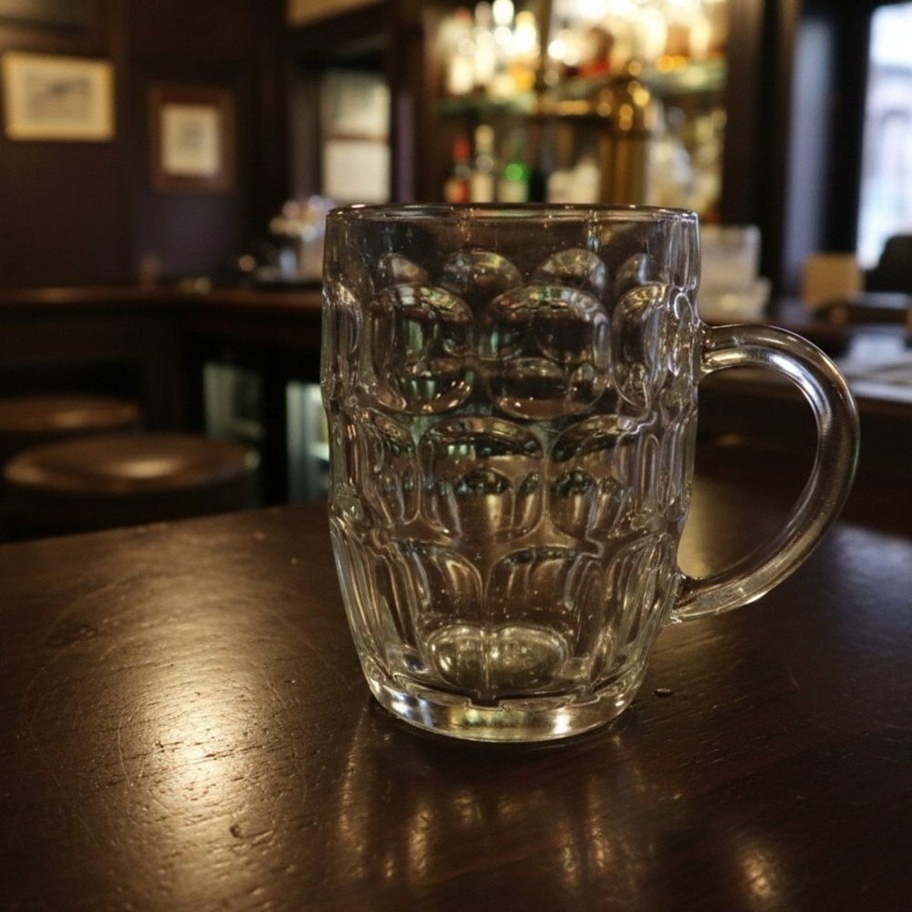 Arcoroc‎ Britannia Beer Mug, Replacement Pint Glass, Luminarc Thumbprint Design